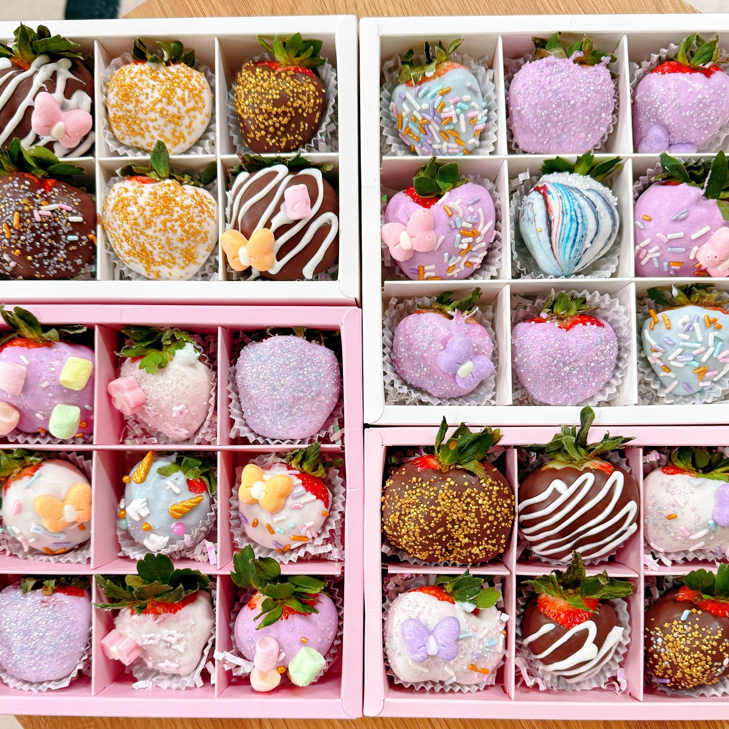 Party Order Chocolate Dipped Strawberries Box