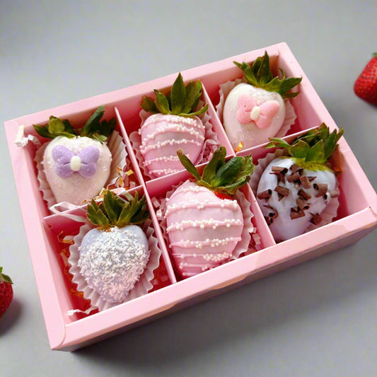 Aurora Bites Chocolate Dipped Strawberries Box